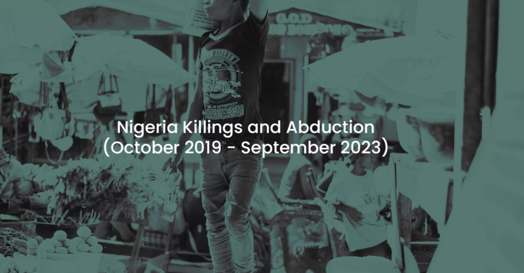 ORFA - Report Nigeria Killings Front Cover